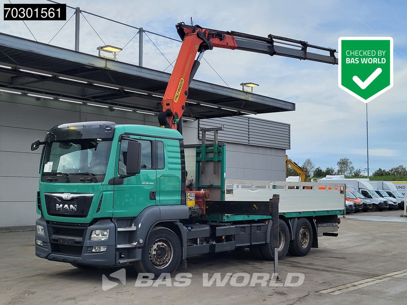 MAN TGS 26.400 6X2 Palfinger PK23001 EH Crane Kran Remote Retarder Euro 6 - Valníkový/ Plošinový nákladný automobil, Auto s hydraulickou rukou: obrázok 1 MAN TGS 26.400 6X2 Palfinger PK23001 EH Crane Kran Remote Retarder Euro 6 - Valníkový/ Plošinový nákladný automobil, Auto s hydraulickou rukou: obrázok 1