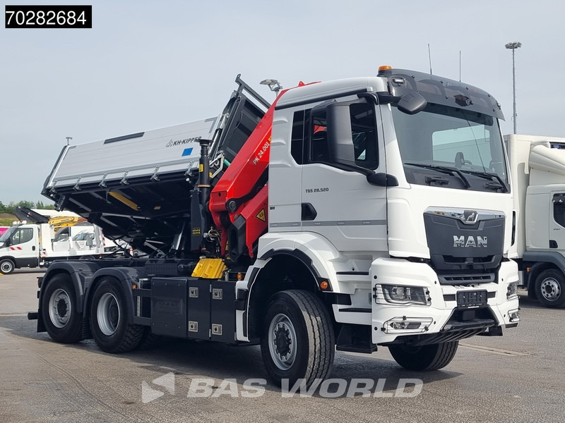 MAN TGS 28.520 6X4 Palfinger PK24001 SLD 5 Kran 2-way tipper Retarder Big-Axle Liftachse Euro 6 - Sklápač, Auto s hydraulickou rukou: obrázok 3 MAN TGS 28.520 6X4 Palfinger PK24001 SLD 5 Kran 2-way tipper Retarder Big-Axle Liftachse Euro 6 - Sklápač, Auto s hydraulickou rukou: obrázok 3