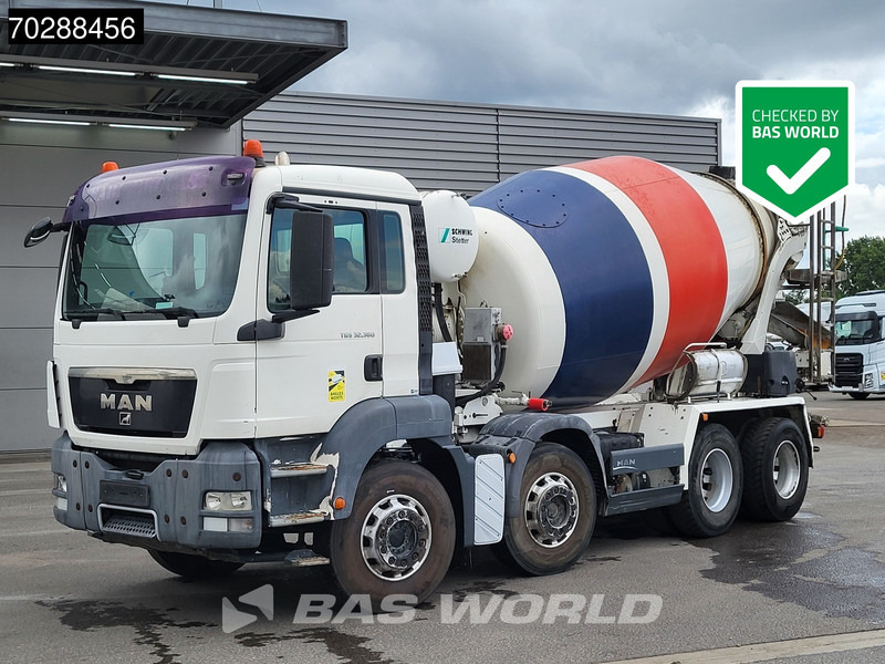 MAN TGS 32.360 8X4 9M3 Schwing Stetter Steel suspension Manual Euro 4 - Domiešavač: obrázok 1 MAN TGS 32.360 8X4 9M3 Schwing Stetter Steel suspension Manual Euro 4 - Domiešavač: obrázok 1