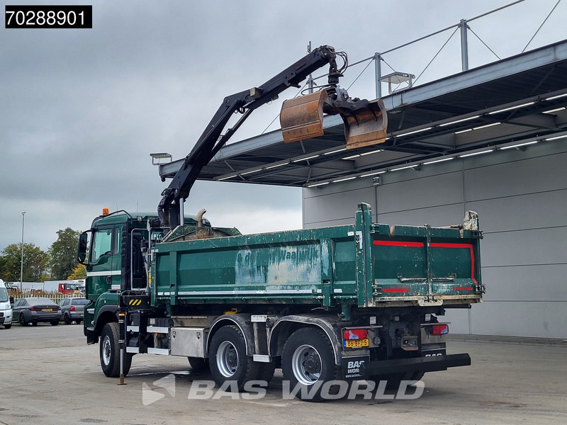 MAN TGS 33.440 TGS 6X6 NL-Truck 12m3 Jansen Tipper HMF 1643 Crane Steering-Axle Big-Axle Automatic Euro 6 - Sklápač, Auto s hydraulickou rukou: obrázok 2 MAN TGS 33.440 TGS 6X6 NL-Truck 12m3 Jansen Tipper HMF 1643 Crane Steering-Axle Big-Axle Automatic Euro 6 - Sklápač, Auto s hydraulickou rukou: obrázok 2