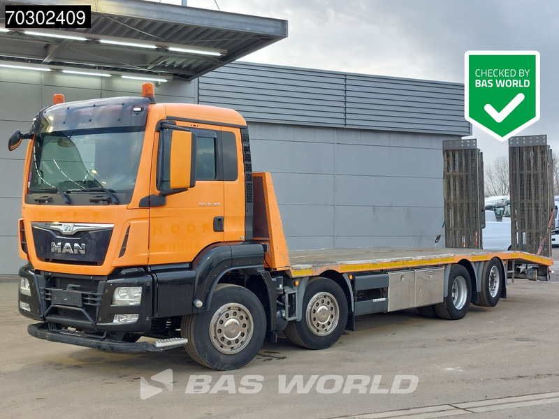 MAN TGS 35.400 8X2 Machine transporter Hydraulic Ramps Winch Lift+Steering Axle Euro 6 - Nákladné vozidlo na prepravu automobilov: obrázok 1 MAN TGS 35.400 8X2 Machine transporter Hydraulic Ramps Winch Lift+Steering Axle Euro 6 - Nákladné vozidlo na prepravu automobilov: obrázok 1