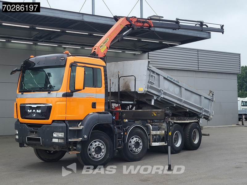 MAN TGS 35.400 8X4 Palfinger PK16001 K Kran Crane Retarder Big-Axle 2-Way tipper Euro 6 - Sklápač, Auto s hydraulickou rukou: obrázok 3 MAN TGS 35.400 8X4 Palfinger PK16001 K Kran Crane Retarder Big-Axle 2-Way tipper Euro 6 - Sklápač, Auto s hydraulickou rukou: obrázok 3