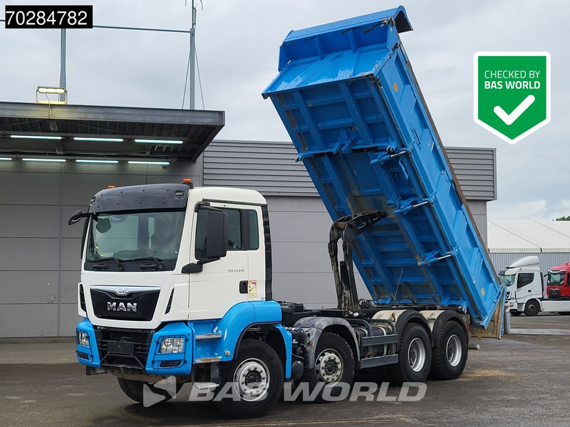 MAN TGS 35.440 8X4 14m3 Meiller 2-way tipper Automatic Big-Axle Steelsuspension Euro 6 - Sklápač: obrázok 1 MAN TGS 35.440 8X4 14m3 Meiller 2-way tipper Automatic Big-Axle Steelsuspension Euro 6 - Sklápač: obrázok 1