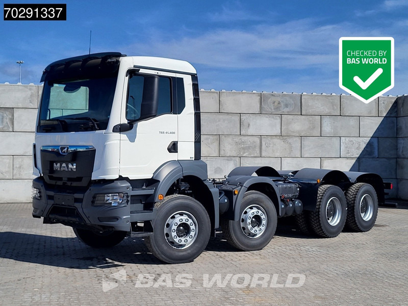 MAN TGS 41.400 8X4 New! Steelsuspension Big-Axle Manual Euro 2 - Podvozek s kabinou: obrázok 1 MAN TGS 41.400 8X4 New! Steelsuspension Big-Axle Manual Euro 2 - Podvozek s kabinou: obrázok 1