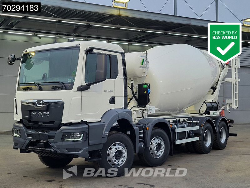 MAN TGS 41.440 8X4 New! 12m3 Stetter Mixer Big-Axle Steelsuspension Automatic Euro 6 - Domiešavač: obrázok 1 MAN TGS 41.440 8X4 New! 12m3 Stetter Mixer Big-Axle Steelsuspension Automatic Euro 6 - Domiešavač: obrázok 1