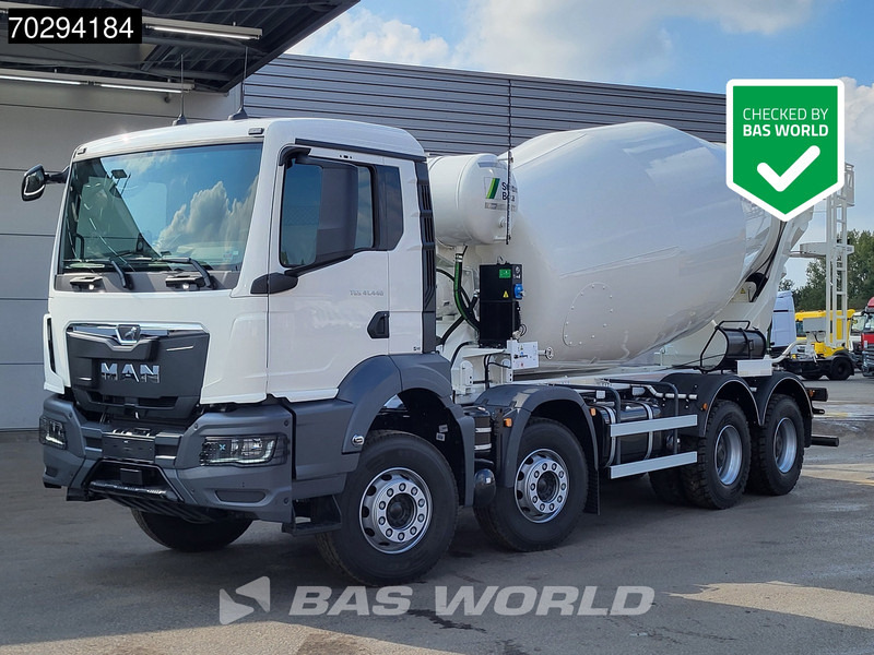 MAN TGS 41.440 8X4 New! 12m3 Stetter Mixer Big-Axle Steelsuspension Automatic Euro 6 - Domiešavač: obrázok 1 MAN TGS 41.440 8X4 New! 12m3 Stetter Mixer Big-Axle Steelsuspension Automatic Euro 6 - Domiešavač: obrázok 1