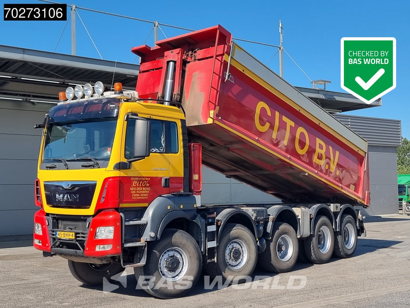 MAN TGS 41.480 10X8 NL-Truck BigAxle 10x8 22m3 Tipper Navi Euro 6 - Sklápač: obrázok 1 MAN TGS 41.480 10X8 NL-Truck BigAxle 10x8 22m3 Tipper Navi Euro 6 - Sklápač: obrázok 1