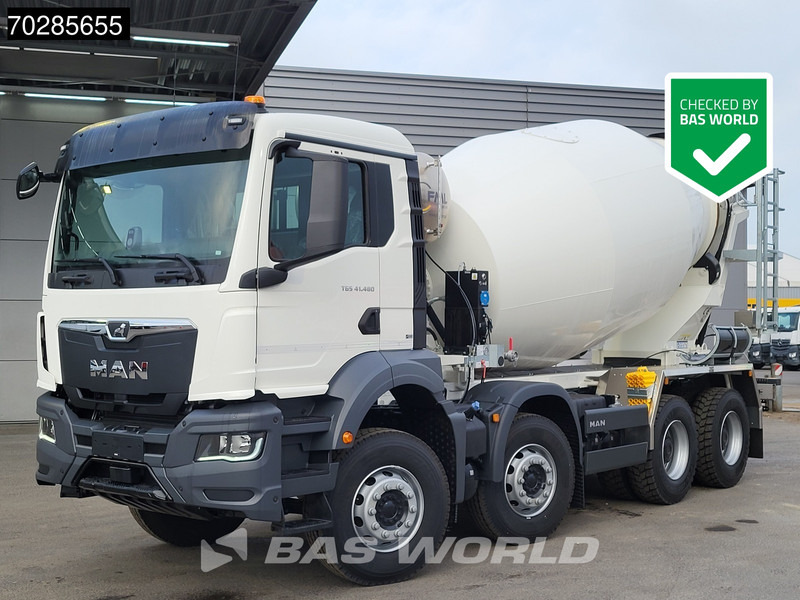 MAN TGS 41.480 8X4 NEW! 12m3 Mixer Retarder Steelsuspension Big-Axle Euro 6 - Domiešavač: obrázok 1 MAN TGS 41.480 8X4 NEW! 12m3 Mixer Retarder Steelsuspension Big-Axle Euro 6 - Domiešavač: obrázok 1