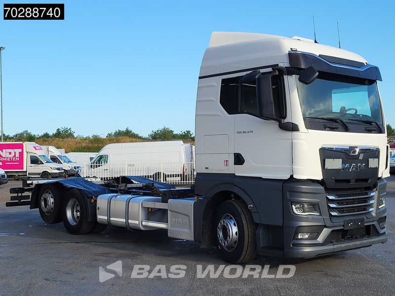 MAN TGX 26.470 6X2 BDF Standklima Retarder Lift Asche Automatic LED Euro 6 - Kontejnérový podvozek/ Výměnná nástavba: obrázok 3 MAN TGX 26.470 6X2 BDF Standklima Retarder Lift Asche Automatic LED Euro 6 - Kontejnérový podvozek/ Výměnná nástavba: obrázok 3