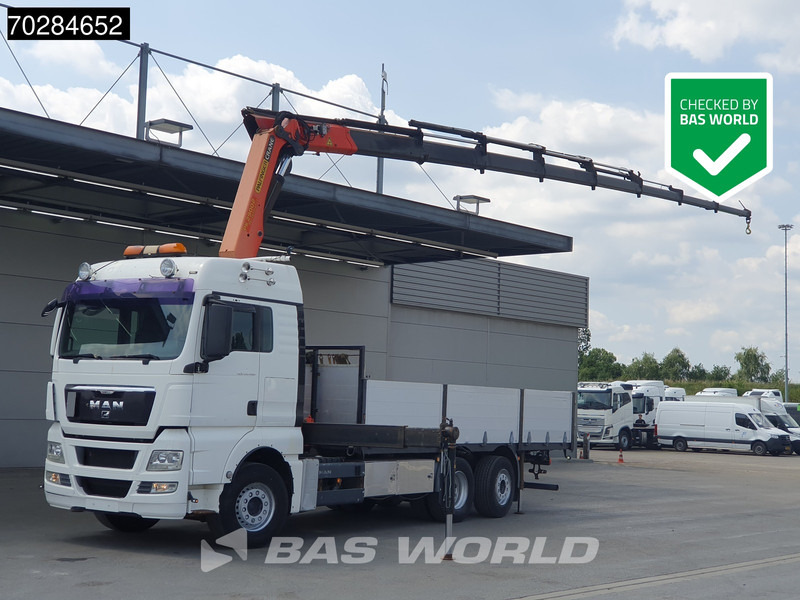 MAN TGX 26.480 TGX 6X2 Palfinger PK29002 Kran Crane 8 ext 2.5T winch Retarder Manual Euro 4 - Valníkový/ Plošinový nákladný automobil, Auto s hydraulickou rukou: obrázok 1 MAN TGX 26.480 TGX 6X2 Palfinger PK29002 Kran Crane 8 ext 2.5T winch Retarder Manual Euro 4 - Valníkový/ Plošinový nákladný automobil, Auto s hydraulickou rukou: obrázok 1