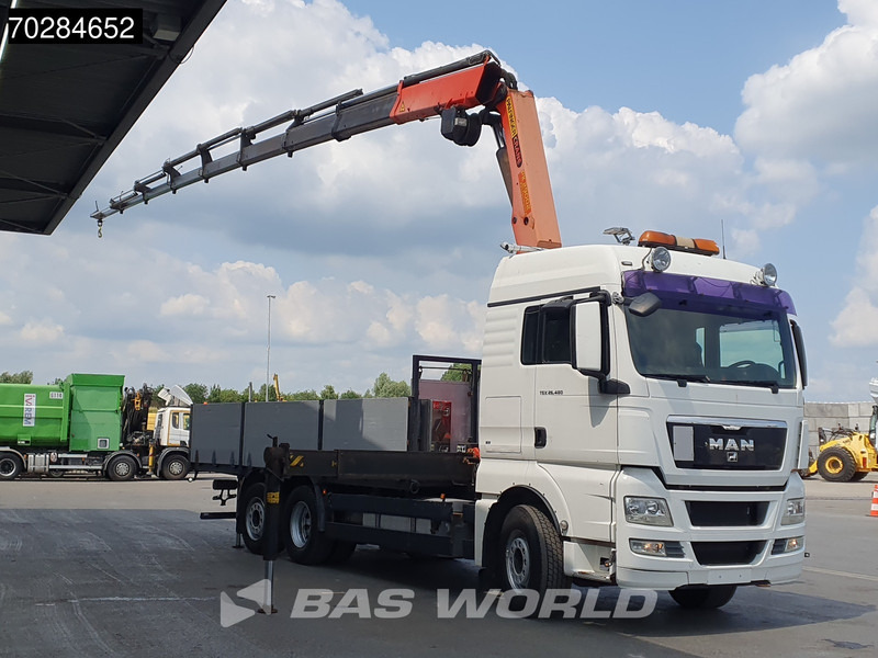 MAN TGX 26.480 TGX 6X2 Palfinger PK29002 Kran Crane 8 ext 2.5T winch Retarder Manual Euro 4 - Valníkový/ Plošinový nákladný automobil, Auto s hydraulickou rukou: obrázok 3 MAN TGX 26.480 TGX 6X2 Palfinger PK29002 Kran Crane 8 ext 2.5T winch Retarder Manual Euro 4 - Valníkový/ Plošinový nákladný automobil, Auto s hydraulickou rukou: obrázok 3