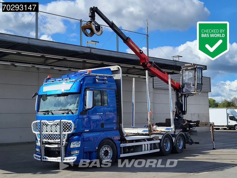 MAN TGX 33.580 TGX 6X4 Palfinger Epsilon Wood crane Holztransport Retarder Navi Xenon Euro 6 - Nákladné vozidlo na prepravu dreva, Auto s hydraulickou rukou: obrázok 1 MAN TGX 33.580 TGX 6X4 Palfinger Epsilon Wood crane Holztransport Retarder Navi Xenon Euro 6 - Nákladné vozidlo na prepravu dreva, Auto s hydraulickou rukou: obrázok 1