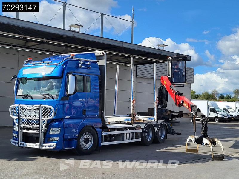 MAN TGX 33.580 TGX 6X4 Palfinger Epsilon Wood crane Holztransport Retarder Navi Xenon Euro 6 - Nákladné vozidlo na prepravu dreva, Auto s hydraulickou rukou: obrázok 5 MAN TGX 33.580 TGX 6X4 Palfinger Epsilon Wood crane Holztransport Retarder Navi Xenon Euro 6 - Nákladné vozidlo na prepravu dreva, Auto s hydraulickou rukou: obrázok 5