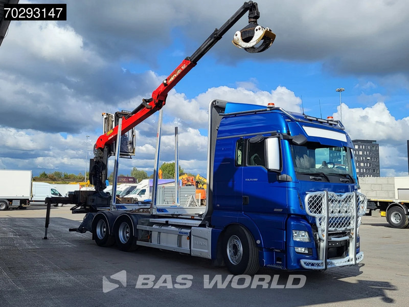 MAN TGX 33.580 TGX 6X4 Palfinger Epsilon Wood crane Holztransport Retarder Navi Xenon Euro 6 - Nákladné vozidlo na prepravu dreva, Auto s hydraulickou rukou: obrázok 3 MAN TGX 33.580 TGX 6X4 Palfinger Epsilon Wood crane Holztransport Retarder Navi Xenon Euro 6 - Nákladné vozidlo na prepravu dreva, Auto s hydraulickou rukou: obrázok 3