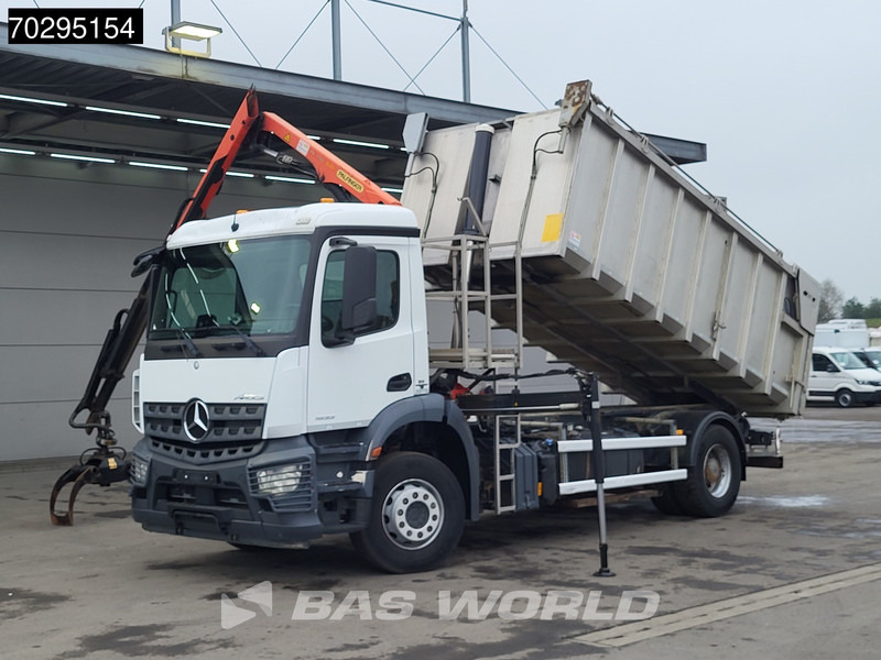 Mercedes-Benz Actros 1833 4X2 Palfinger PK7.501 SLD Kran Crane 17m3 tipper Big-Axle Euro 6 - Sklápač, Auto s hydraulickou rukou: obrázok 5 Mercedes-Benz Actros 1833 4X2 Palfinger PK7.501 SLD Kran Crane 17m3 tipper Big-Axle Euro 6 - Sklápač, Auto s hydraulickou rukou: obrázok 5