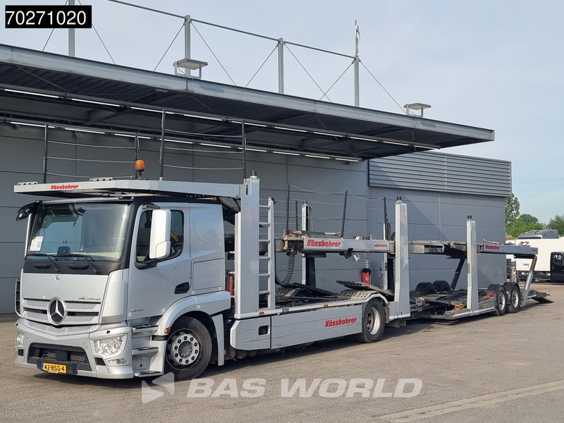 Mercedes-Benz Actros 1843 4X2 NL-Truck 8 Cars Hydraulic Winch Kässbohrer Car Transporter Euro 6 - Nákladné vozidlo na prepravu automobilov: obrázok 1 Mercedes-Benz Actros 1843 4X2 NL-Truck 8 Cars Hydraulic Winch Kässbohrer Car Transporter Euro 6 - Nákladné vozidlo na prepravu automobilov: obrázok 1