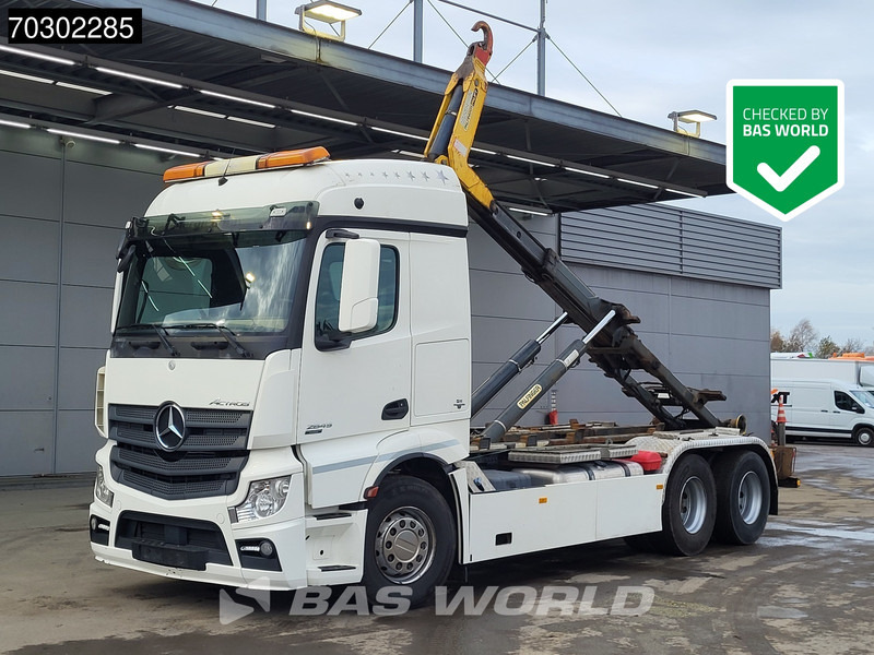 Mercedes-Benz Actros 2645 6X2 Palfinger Pallift containersystem Lift-Axle Automatic Euro 6 - Hákový nosič kontajnerov: obrázok 1 Mercedes-Benz Actros 2645 6X2 Palfinger Pallift containersystem Lift-Axle Automatic Euro 6 - Hákový nosič kontajnerov: obrázok 1