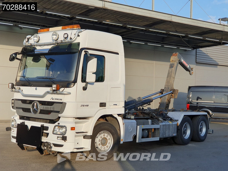 Mercedes-Benz Actros 2648 Actros 6X4 HIAB XR20SL56 Hooklift Big-Axle Automatic Euro 5 - Hákový nosič kontajnerov: obrázok 3 Mercedes-Benz Actros 2648 Actros 6X4 HIAB XR20SL56 Hooklift Big-Axle Automatic Euro 5 - Hákový nosič kontajnerov: obrázok 3