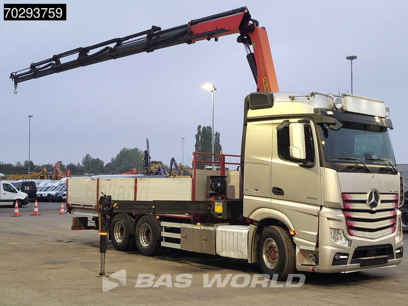Mercedes-Benz Actros 2653 Actros 6X4 Palfinger PK34002 SH Kran Crane Retarder Xenon Euro 6 - Valníkový/ Plošinový nákladný automobil, Auto s hydraulickou rukou: obrázok 3 Mercedes-Benz Actros 2653 Actros 6X4 Palfinger PK34002 SH Kran Crane Retarder Xenon Euro 6 - Valníkový/ Plošinový nákladný automobil, Auto s hydraulickou rukou: obrázok 3