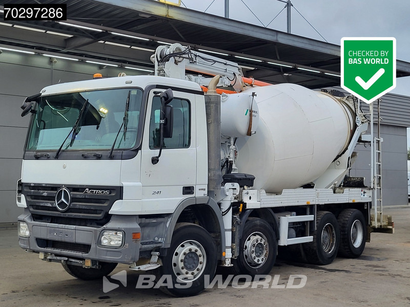 Mercedes-Benz Actros 3241 8X4 21meter Pump + 7m3 Stetter Mixer Steelsuspension Big-Axle Manual Euro 5 - Autočerpadlo: obrázok 1 Mercedes-Benz Actros 3241 8X4 21meter Pump + 7m3 Stetter Mixer Steelsuspension Big-Axle Manual Euro 5 - Autočerpadlo: obrázok 1