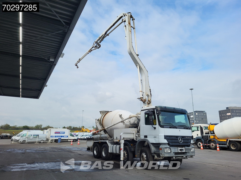 Mercedes-Benz Actros 3241 8X4 7m3 Putzmeister Mixer Big-Axle Steelsuspension Automatic Pompe+Mixer Euro 3 - Autočerpadlo: obrázok 5 Mercedes-Benz Actros 3241 8X4 7m3 Putzmeister Mixer Big-Axle Steelsuspension Automatic Pompe+Mixer Euro 3 - Autočerpadlo: obrázok 5