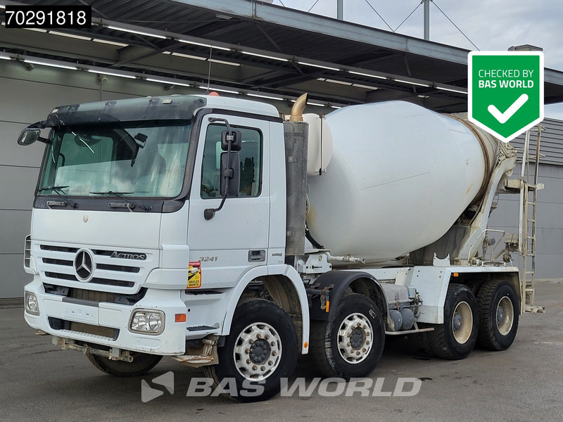 Mercedes-Benz Actros 3241 8X4 9m3 Stetter Steelsuspension 3-Pedals Retarder Euro 4 - Domiešavač: obrázok 1 Mercedes-Benz Actros 3241 8X4 9m3 Stetter Steelsuspension 3-Pedals Retarder Euro 4 - Domiešavač: obrázok 1