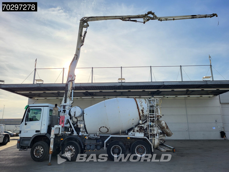 Mercedes-Benz Actros 3241 8X4 Putzmeister TMM 21-G2 PUMI 7m3 Mixer Big-Axle Steelsuspension 3-Pedals Euro 3 - Autočerpadlo: obrázok 2 Mercedes-Benz Actros 3241 8X4 Putzmeister TMM 21-G2 PUMI 7m3 Mixer Big-Axle Steelsuspension 3-Pedals Euro 3 - Autočerpadlo: obrázok 2