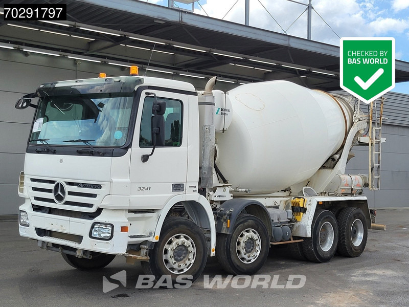 Mercedes-Benz Actros 3241 8X4 Retarder 9m3 Stetter Steelsuspension 3-Pedals Euro 4 - Domiešavač: obrázok 1 Mercedes-Benz Actros 3241 8X4 Retarder 9m3 Stetter Steelsuspension 3-Pedals Euro 4 - Domiešavač: obrázok 1
