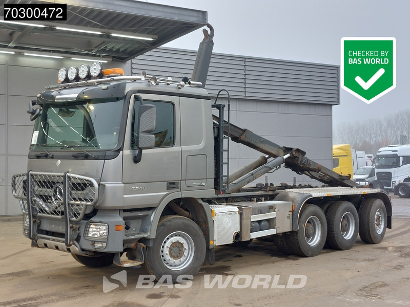 Mercedes-Benz Actros 3248 Actros 8X4 HIAB XR24SL59 Multilift Lift+steering Axle Big-Axle AUtomatic Euro 5 - Hákový nosič kontajnerov: obrázok 1 Mercedes-Benz Actros 3248 Actros 8X4 HIAB XR24SL59 Multilift Lift+steering Axle Big-Axle AUtomatic Euro 5 - Hákový nosič kontajnerov: obrázok 1