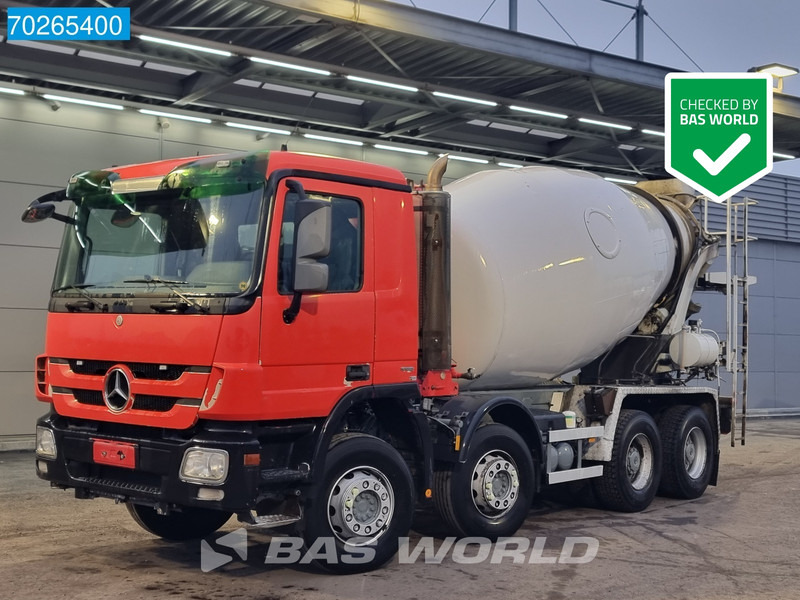 Mercedes-Benz Actros 3541 8X4 Big-Axle Steelsuspension 9m3 Mixer Euro 5 - Domiešavač: obrázok 1 Mercedes-Benz Actros 3541 8X4 Big-Axle Steelsuspension 9m3 Mixer Euro 5 - Domiešavač: obrázok 1