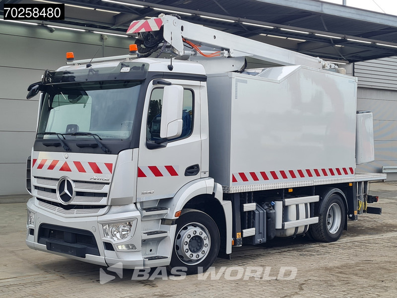 Auto s hydraulickou rukou Mercedes-Benz Antos 1830 4X2 Hubarbeitsbühne 14.70m Time France VST 248 NF Navi Euro 6: obrázok 6