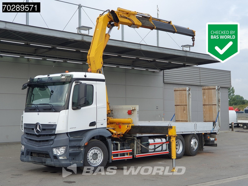 Mercedes-Benz Antos 2542 6X2 Fassi F330A023 Crane Kran Hydraulic ramps Retarder Lift+steering Euro 6 - Valníkový/ Plošinový nákladný automobil, Auto s hydraulickou rukou: obrázok 1 Mercedes-Benz Antos 2542 6X2 Fassi F330A023 Crane Kran Hydraulic ramps Retarder Lift+steering Euro 6 - Valníkový/ Plošinový nákladný automobil, Auto s hydraulickou rukou: obrázok 1