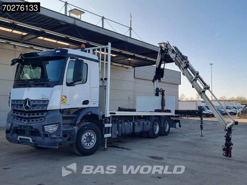 Mercedes-Benz Arocs 2636 6X4 HIAB X-HIDUO 188 ES-S Crane Kran Big axle Euro 6 - Valníkový/ Plošinový nákladný automobil, Auto s hydraulickou rukou: obrázok 5 Mercedes-Benz Arocs 2636 6X4 HIAB X-HIDUO 188 ES-S Crane Kran Big axle Euro 6 - Valníkový/ Plošinový nákladný automobil, Auto s hydraulickou rukou: obrázok 5