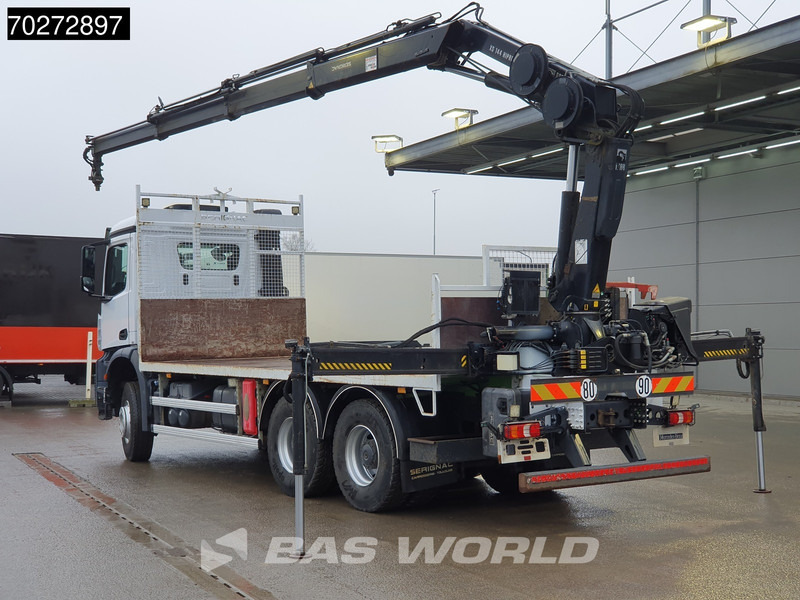 Mercedes-Benz Arocs 2636 6X4 Hiab 144 E-3 Hipro Kran Crane Remote Full Steel Euro 6 - Valníkový/ Plošinový nákladný automobil, Auto s hydraulickou rukou: obrázok 3 Mercedes-Benz Arocs 2636 6X4 Hiab 144 E-3 Hipro Kran Crane Remote Full Steel Euro 6 - Valníkový/ Plošinový nákladný automobil, Auto s hydraulickou rukou: obrázok 3