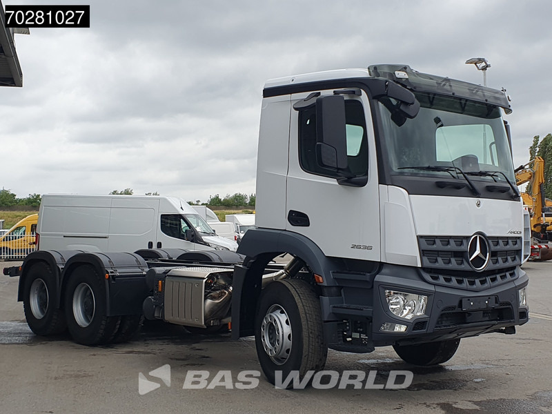 Mercedes-Benz Arocs 2636 6X4 NEW chassis Flywheel PTO Big-Axle Automatic Steelsuspension Euro 6 - Podvozek s kabinou: obrázok 3 Mercedes-Benz Arocs 2636 6X4 NEW chassis Flywheel PTO Big-Axle Automatic Steelsuspension Euro 6 - Podvozek s kabinou: obrázok 3