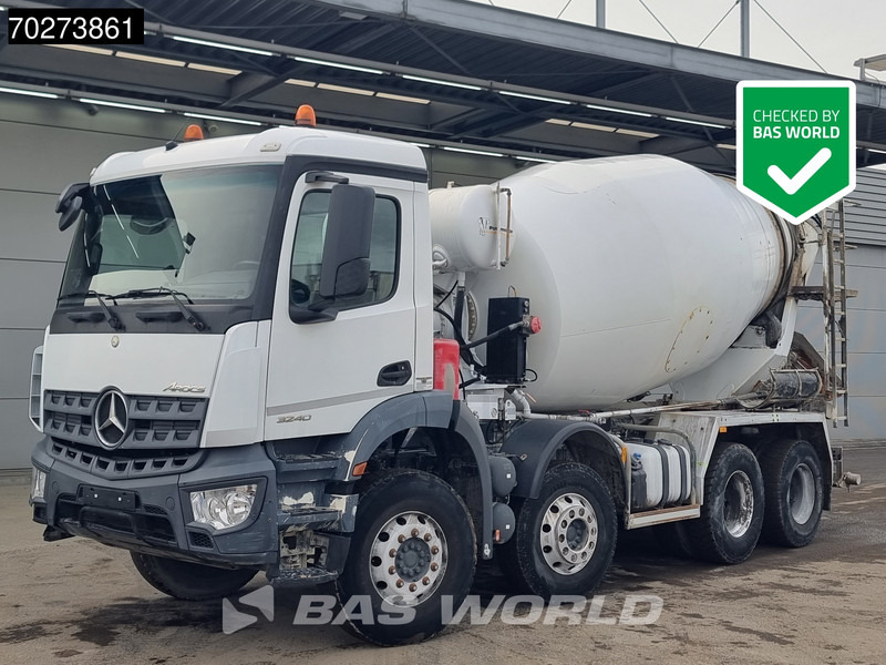 Mercedes-Benz Arocs 3240 8X4 9m3 Steelsuspension Automatic Alcoa's Euro 6 - Domiešavač: obrázok 1 Mercedes-Benz Arocs 3240 8X4 9m3 Steelsuspension Automatic Alcoa's Euro 6 - Domiešavač: obrázok 1