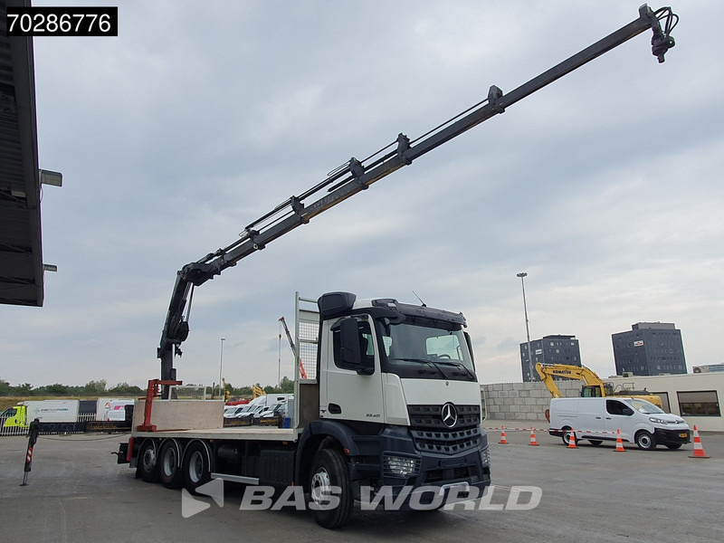 Mercedes-Benz Arocs 3240 8X4 HIAB 211E-6 HIPRO Big-Axle Lift+Steering Navi Euro 6 - Valníkový/ Plošinový nákladný automobil, Auto s hydraulickou rukou: obrázok 3 Mercedes-Benz Arocs 3240 8X4 HIAB 211E-6 HIPRO Big-Axle Lift+Steering Navi Euro 6 - Valníkový/ Plošinový nákladný automobil, Auto s hydraulickou rukou: obrázok 3