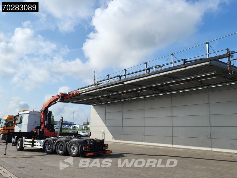 Mercedes-Benz Arocs 3245 Actros 8X4 Palfinger PK22002 EH Crane 17tons hooklift Big-Axle Lift+Lenkachse Navi Euro 6 - Hákový nosič kontajnerov, Auto s hydraulickou rukou: obrázok 2 Mercedes-Benz Arocs 3245 Actros 8X4 Palfinger PK22002 EH Crane 17tons hooklift Big-Axle Lift+Lenkachse Navi Euro 6 - Hákový nosič kontajnerov, Auto s hydraulickou rukou: obrázok 2