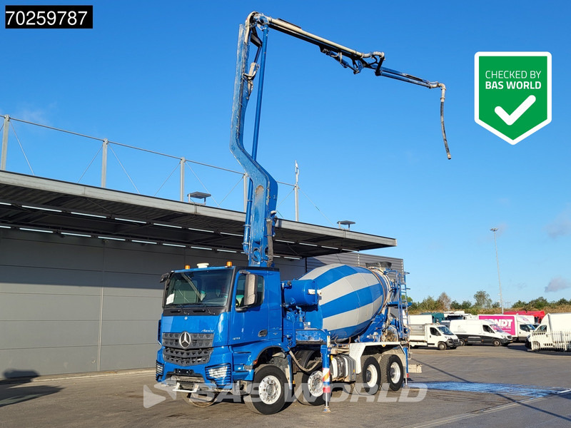 Mercedes-Benz Arocs 3251 8X4 PUMI Putzmeister TMM 24 + Liebherr 7m3 Mixer Retarder Euro 6 - Autočerpadlo: obrázok 1 Mercedes-Benz Arocs 3251 8X4 PUMI Putzmeister TMM 24 + Liebherr 7m3 Mixer Retarder Euro 6 - Autočerpadlo: obrázok 1