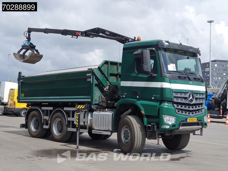Mercedes-Benz Arocs 3342 Arocs 6X6 NL-Truck HMF 1643 Z-Crane Kran Steering Axle Big-Axle Euro 6 - Sklápač, Auto s hydraulickou rukou: obrázok 3 Mercedes-Benz Arocs 3342 Arocs 6X6 NL-Truck HMF 1643 Z-Crane Kran Steering Axle Big-Axle Euro 6 - Sklápač, Auto s hydraulickou rukou: obrázok 3