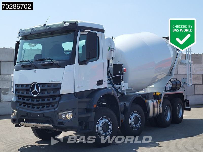 Mercedes-Benz Arocs 4145 8X4 NEW! 11m3 Schwing Stetter Mixer Manual Big-Axle Steel suspension Euro 3 - Domiešavač: obrázok 1 Mercedes-Benz Arocs 4145 8X4 NEW! 11m3 Schwing Stetter Mixer Manual Big-Axle Steel suspension Euro 3 - Domiešavač: obrázok 1