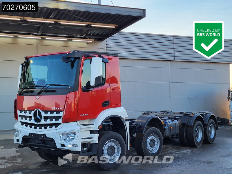 Mercedes-Benz Arocs 4843 8X4 NEW chassis RHD! Steel suspension Automatic Euro 6 - Podvozek s kabinou: obrázok 1 Mercedes-Benz Arocs 4843 8X4 NEW chassis RHD! Steel suspension Automatic Euro 6 - Podvozek s kabinou: obrázok 1