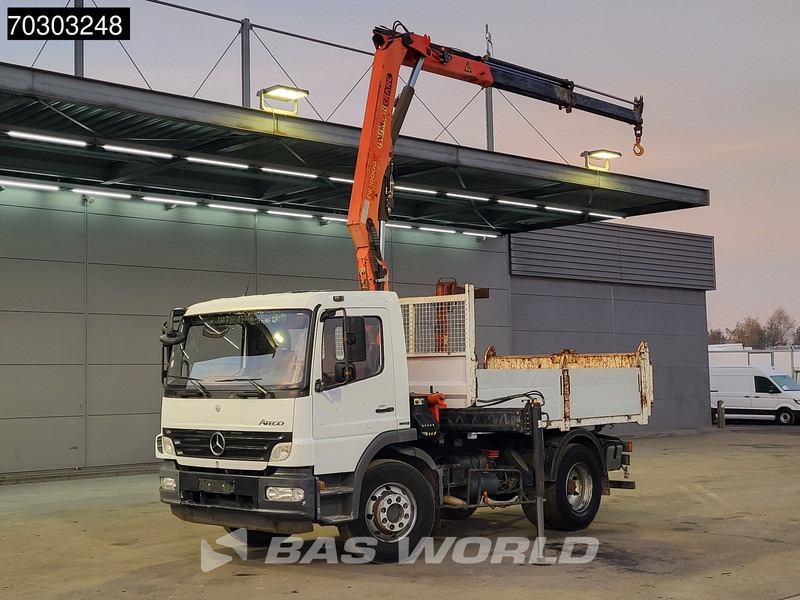 Mercedes-Benz Atego 1624 4X2 Palfinger PK10000 Kran Crane Manual Steelsuspension Euro 4 - Sklápač, Auto s hydraulickou rukou: obrázok 3 Mercedes-Benz Atego 1624 4X2 Palfinger PK10000 Kran Crane Manual Steelsuspension Euro 4 - Sklápač, Auto s hydraulickou rukou: obrázok 3