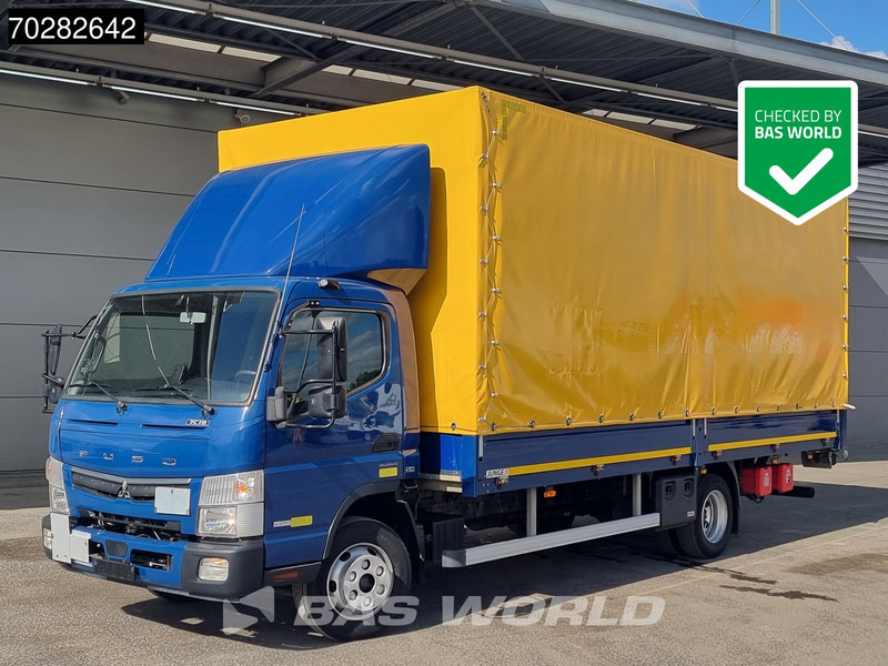 Mitsubishi 7C18 4X2 7.5tonner Curtainsider Ladebordwand Automatic Euro 6 - Plachtové nákladné vozidlo: obrázok 1 Mitsubishi 7C18 4X2 7.5tonner Curtainsider Ladebordwand Automatic Euro 6 - Plachtové nákladné vozidlo: obrázok 1
