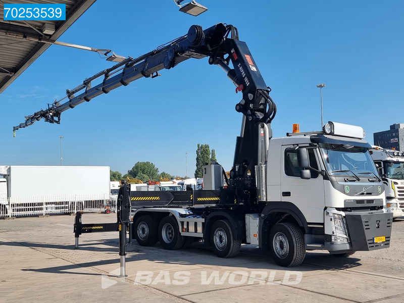 Volvo FM 420 8X2 Repaired Damage Hiab X-Hipro 1058E-6 Kran Crane Lift-Lenkachse - Nákladné auto, Auto s hydraulickou rukou: obrázok 3 Volvo FM 420 8X2 Repaired Damage Hiab X-Hipro 1058E-6 Kran Crane Lift-Lenkachse - Nákladné auto, Auto s hydraulickou rukou: obrázok 3
