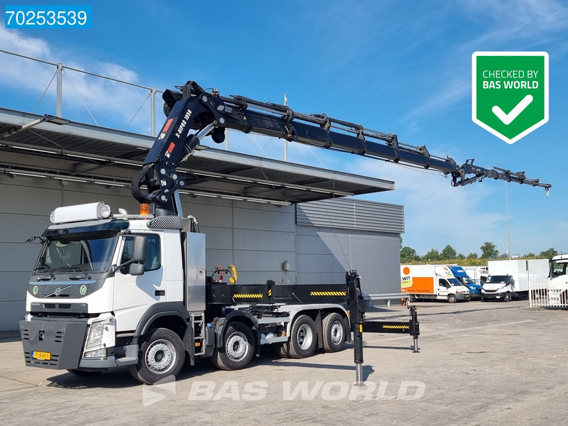Volvo FM 420 8X2 Repaired Damage Hiab X-Hipro 1058E-6 Kran Crane Lift-Lenkachse - Nákladné auto, Auto s hydraulickou rukou: obrázok 1 Volvo FM 420 8X2 Repaired Damage Hiab X-Hipro 1058E-6 Kran Crane Lift-Lenkachse - Nákladné auto, Auto s hydraulickou rukou: obrázok 1