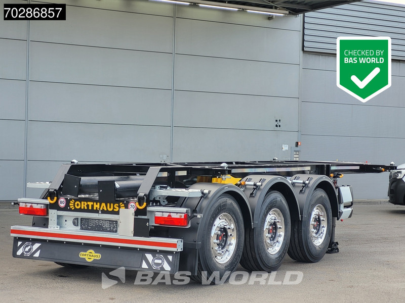 Orthaus 3 axles NEW Lift Axle 20ft 25ft Tank ADR - Náves preprava kontajnerov/ Výmenná nadstavba: obrázok 1 Orthaus 3 axles NEW Lift Axle 20ft 25ft Tank ADR - Náves preprava kontajnerov/ Výmenná nadstavba: obrázok 1