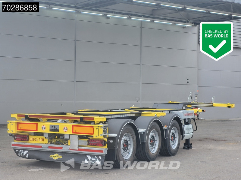 Orthaus CGS (Euro Slider 500) 3 axles Multi 45ft Lift Axle extendable SAF - Náves preprava kontajnerov/ Výmenná nadstavba: obrázok 1 Orthaus CGS (Euro Slider 500) 3 axles Multi 45ft Lift Axle extendable SAF - Náves preprava kontajnerov/ Výmenná nadstavba: obrázok 1