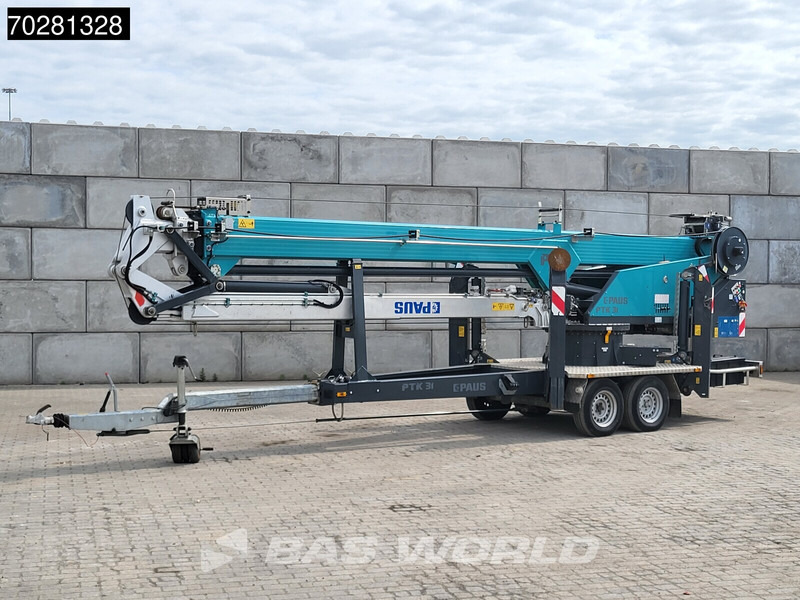 Paus PTK31 2 axles 661 Betriebsstun. 31meter Aanhangerkraan op 3500kg - Plošinový/ Valníkový príves: obrázok 1 Paus PTK31 2 axles 661 Betriebsstun. 31meter Aanhangerkraan op 3500kg - Plošinový/ Valníkový príves: obrázok 1