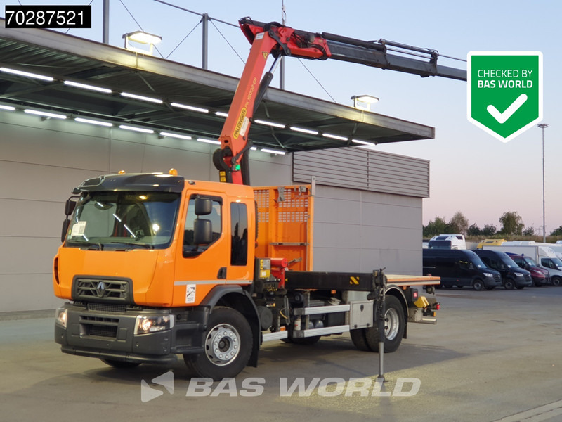 Renault C 320 4X2 Palfinger PK 18002 EH Crane Optibrake Automatic Euro 6 - Valníkový/ Plošinový nákladný automobil, Auto s hydraulickou rukou: obrázok 1 Renault C 320 4X2 Palfinger PK 18002 EH Crane Optibrake Automatic Euro 6 - Valníkový/ Plošinový nákladný automobil, Auto s hydraulickou rukou: obrázok 1